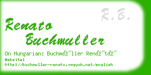 renato buchmuller business card
